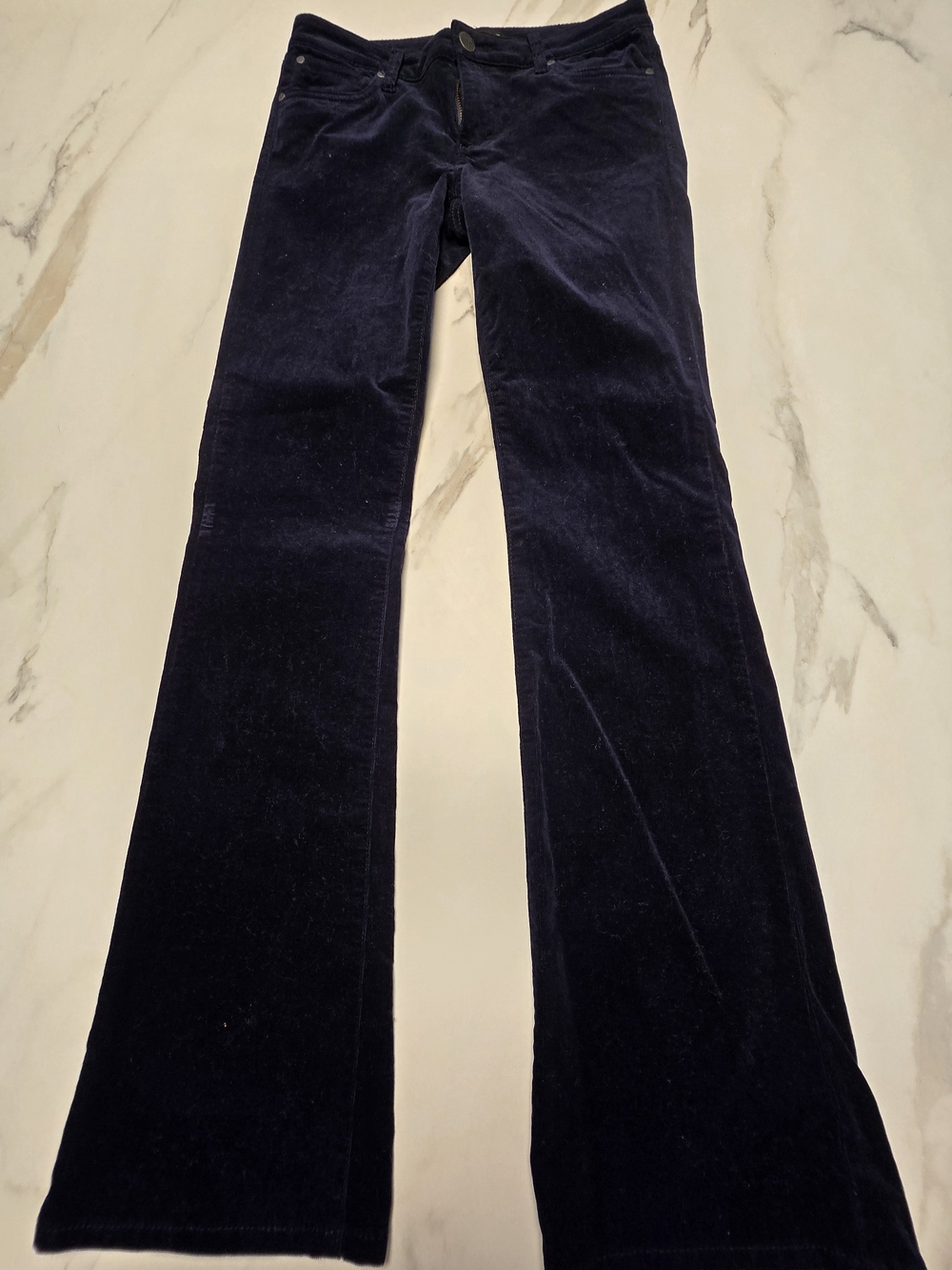 Kut from the Kloth Karen Baby Boot Corduroy Pants in Navy Sz 4